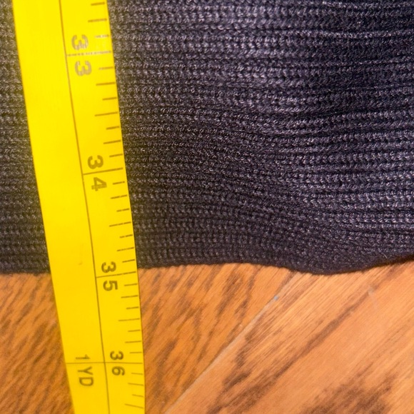 Eliza J Navy Blue Long Sleeve Turtleneck Sweater Fit & Flare Mini Dress Sz Small - Picture 9 of 11